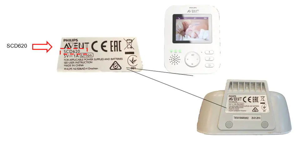 philips avent digital video baby monitor (scd620)_obr c 1